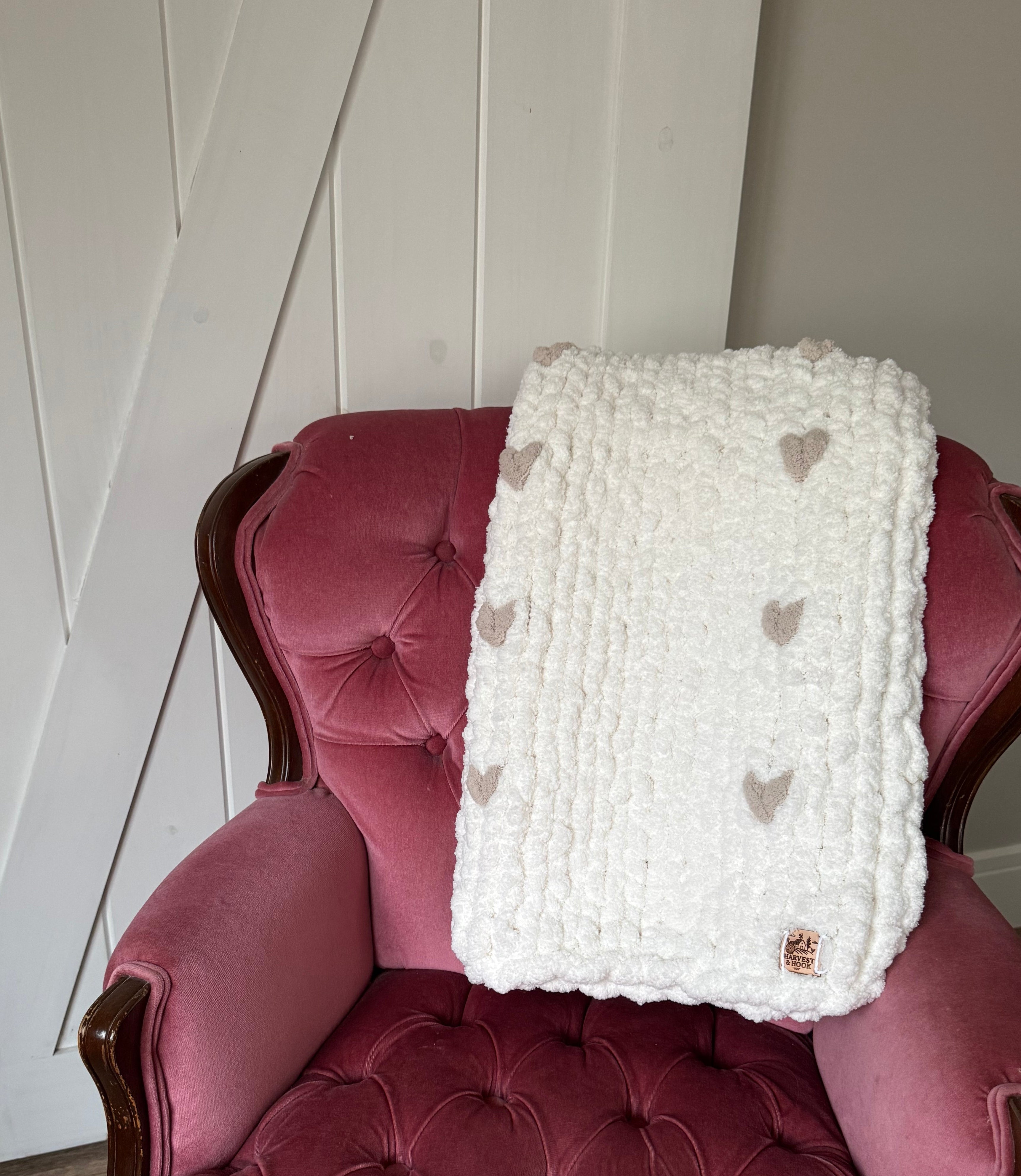 Heart Baby Blanket